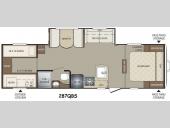 Floorplan - 2015 Keystone RV Bullet 287QBS