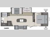 Floorplan - 2015 Keystone RV Premier Ultra Lite 26RBPR