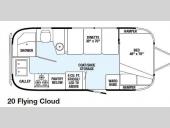 Floorplan - 2015 Airstream RV Flying Cloud 20