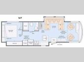 Floorplan - 2015 Itasca Solei 34T