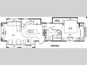 Floorplan - 2015 DRV Luxury Suites Mobile Suites Estates 39RESB3