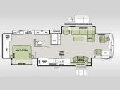 Floorplan - 2015 Tiffin Motorhomes Allegro Bus 37 AP