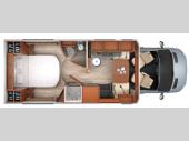 Floorplan - 2015 Leisure Travel Unity U24IB