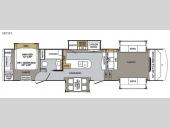 Floorplan - 2015 Forest River RV Cardinal 3825FL