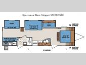 Floorplan - 2016 KZ Sportsmen Show Stopper S322BHKSS