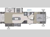 Floorplan - 2016 Keystone RV Premier Ultra Lite 30RIPR