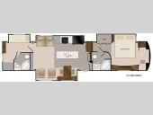 Floorplan - 2016 DRV Luxury Suites Mobile Suites 43 Manhattan