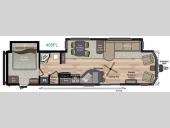 Floorplan - 2016 Keystone RV Residence 405FL