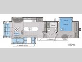 Floorplan - 2016 Jayco Pinnacle 36KPTS