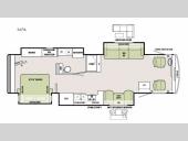 Floorplan - 2016 Tiffin Motorhomes Allegro 34 PA