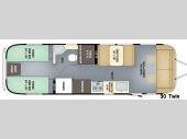 Floorplan - 2016 Airstream RV Classic 30 Twin