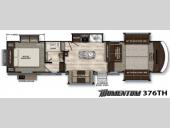 Floorplan - 2016 Grand Design Momentum 376TH