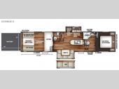 Floorplan - 2016 Forest River RV Cherokee Wolf Pack 325PACK13