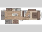 Floorplan - 2017 Forest River RV Sabre 295CK