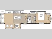 Floorplan - 2016 Forest River RV Cedar Creek Hathaway Edition 38CK