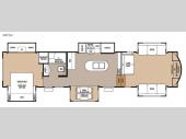 Floorplan - 2016 Forest River RV Cedar Creek Hathaway Edition 38FL6