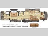 Floorplan - 2017 Entegra Coach Cornerstone 45B