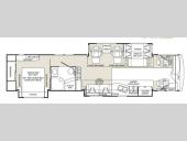 Floorplan - 2007 Fleetwood RV Discovery 40X