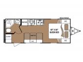 Floorplan - 2017 Dutchmen RV Aspen Trail 1900RBWE