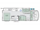 Floorplan - 2017 Thor Motor Coach ACE 29.3