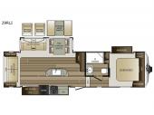 Floorplan - 2017 Keystone RV Cougar X-Lite 29RLI