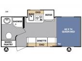 Floorplan - 2017 Forest River RV R Pod RP-180