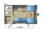 Floorplan - 2017 Jayco Jay Flight SLX 145RB