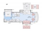 Floorplan - 2017 Itasca Sunstar LX 30T