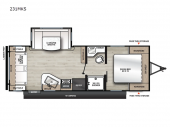 smallest rear living travel trailer