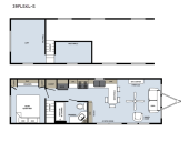Floorplan - 2017 Forest River RV Quailridge Holiday Cottages 39FLSK