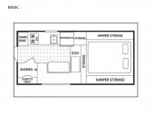 Floorplan - 2017 RC Willett Inc Northstar Pop-Up 850SC