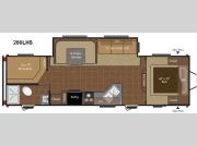 Floorplan - 2014 Keystone RV Hideout 280LHS