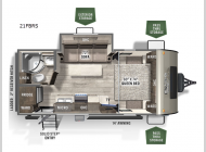 New 2023 Forest River RV Flagstaff Micro Lite 21FBRS image