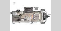 forest river vibe travel trailer floor plans