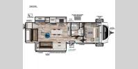 forest river vibe travel trailer floor plans