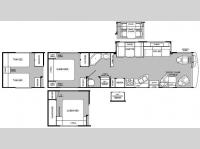 Floorplan - 1999 Fleetwood RV Pace Arrow 37S