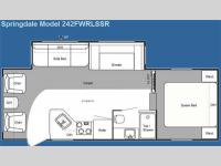 Floorplan - 2009 Keystone RV Springdale 242FWRLSSR