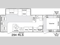 Floorplan - 2006 Keystone RV Cougar 294RLS