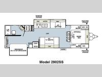 Floorplan - 2012 Forest River RV Rockwood Ultra Lite 2902SS