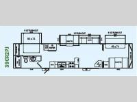 Floorplan - 2011 Hy-Line Enterprises Hy-Line Park Trailers 39CR2PJ