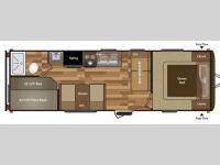 Floorplan - 2015 Keystone RV Hideout 260LHS