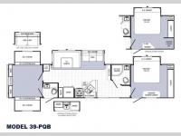 Floorplan - 2015 Palomino Puma Destination 39-PQB