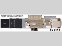 Floorplan - 2016 Heartland Cyclone 4113