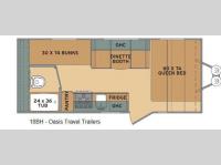Floorplan - 2016 Shasta RVs Oasis 18BH