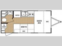 Floorplan - 2008 Dutchmen RV Zoom 718QB