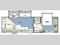 Floorplan - 2008 Forest River RV Wildcat 28RKBS