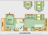 Floorplan - 2008 Jayco Jay Flight G2 32 FKS
