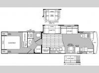 Floorplan - 1999 Fleetwood RV Discovery 36T