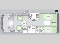 Floorplan - 2008 Pleasure-Way Excel TD