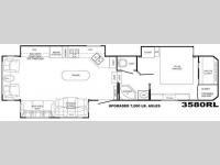 Floorplan - 2009 Heartland Bighorn 3580RL